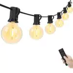 NIIU Catena Luminosa Esterno 30m, Luci Led Esterno per Balcone con Telecomando