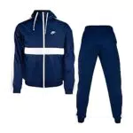 Nike Sportswear, Tuta Uomo, Midnight Navy/White, L