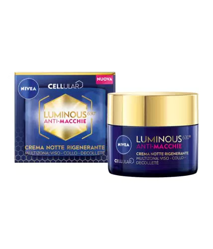 NIVEA Cellular Luminous630 Anti Macchie Crema Viso Notte Rigenerante