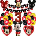 Pallone Decorazione Party Set per Compleanno Kit 3 anni
