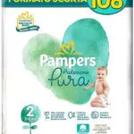 Pampers Protezione Pura, 108 Pannolini, Taglia 2 (3-6 Kg)