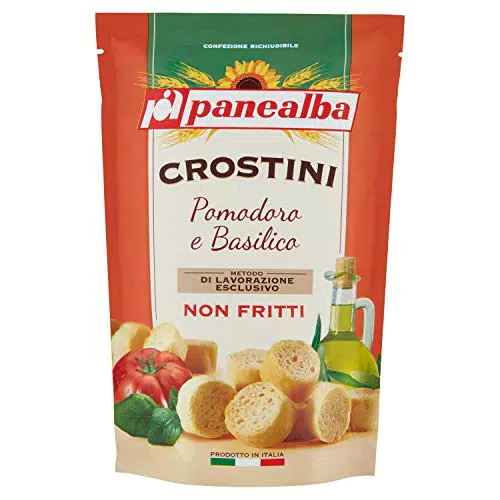 Panealba Crostini Gusto Pomodoro e Basilico
