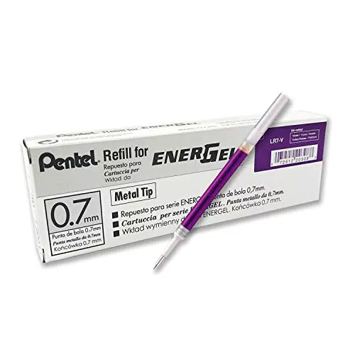 Refill per pentel energel 0,7 mm, 12 pezzi