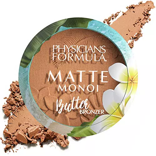 Physicians Formula, Matte Monoi Butter Bronzer, Polvere Abbronzante di Lunga Durata con Burro di Monoi