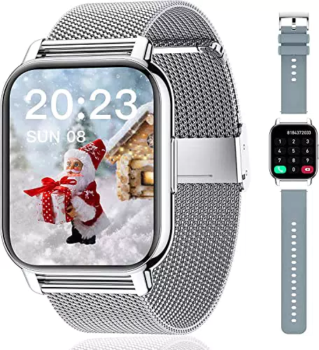 Popglory 1.85" Smartwatch con 2 cinturini