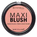 Rimmel London Fard in Polvere Maxi Blush, Powder Blush Pesca a Lunga Durata