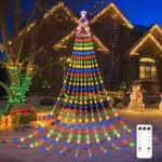 RJEDL Luci di Natale con Stella, 420LEDs