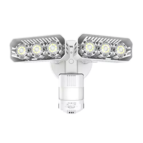 SANSI Faretto di Sicurezza a LED per Esterni con Sensore di Movimento