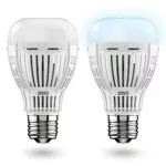 SANSI Lampadine a LED con Sensore, E27 Lampadine Auto On/Off di luce Bianco Fredda 5000K