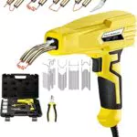 Seesii 220V 100W Saldatrice per Plastica, Cucitrice a Caldo Saldatura Plastica Kit con 400 Graffette e Raschietto