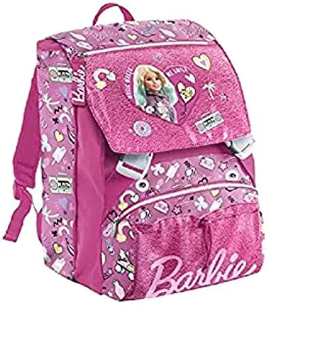 Seven Selezione Cartoleria Varzi dal 1956 Zaino Scuola Seven BIG Barbie Power Pastel