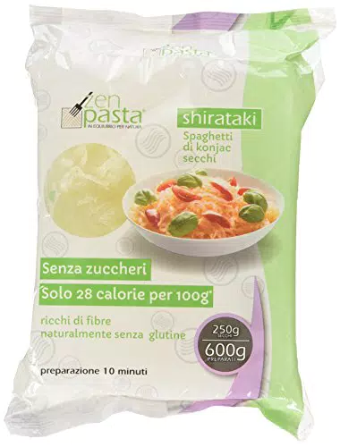 Shirataki di konjac formato spaghetti
