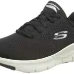 Skechers Arch Fit Sneaker da Donna, nero, 37
