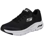 Skechers Arch Fit, Sneaker Uomo, Nero Black White