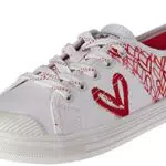 Skechers Bobs B Cool all Corazon, Scarpe da Ginnastica Basse Donna