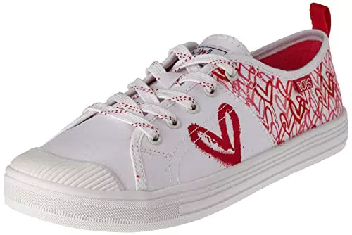 Skechers Bobs B Cool all Corazon, Scarpe da Ginnastica Basse Donna