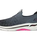 Skechers Go Walk Arch Fit-Iconic, Sneaker da Donna, Nero, 38.5