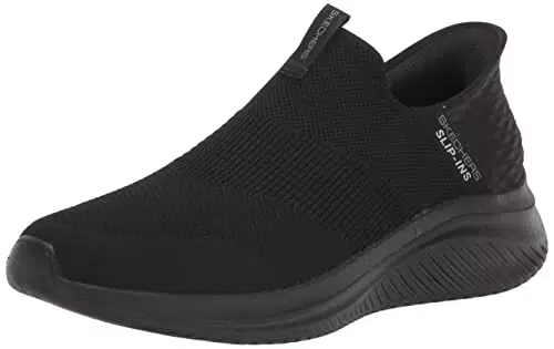 Skechers Ultra Flex 3.0 Smooth Step, Sneaker Uomo, BBK Blk Bl