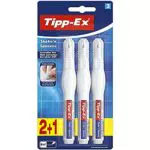 Tipp-Ex Shake 'N Squeeze, Bianchetto A Penna Liquido, 3 unità