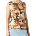 TOM TAILOR Le signore Canotta Basic in lino 1031204