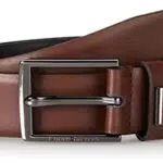Tommy Hilfiger Cintura da uomo, Dark Chestnut