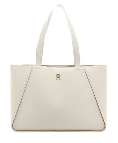 Tommy Hilfiger Borsa Tote Bag Donna TH Casual Tote con Tasche Interne