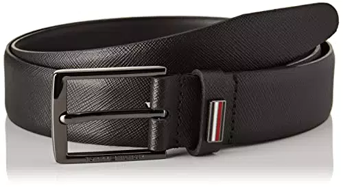 Tommy Hilfiger Cintura da uomo, Black
