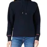 Tommy Hilfiger Felpa con Cappuccio, blu, M