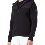 Tommy Hilfiger Felpa con Cappuccio, nero, M