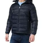 Tommy Hilfiger Giacca Trapuntata con Cappuccio Tessute