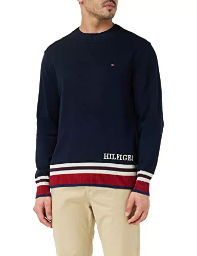 Tommy Hilfiger Girocollo STP Grafico Posizionato Pullover