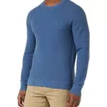 Tommy Hilfiger Girocollo Strutturato a griglia a Molla Pullover