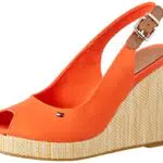 Tommy Hilfiger ICONIC ELENA SLING BACK WEDGE, Sandali con tacco Donna