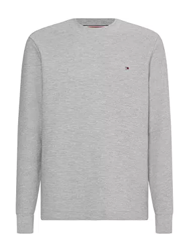 Tommy Hilfiger Maglietta a Maniche Lunghe New Structure T-Shirt L/S