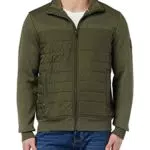 Tommy Hilfiger Cardigan Giacca in Maglia con Zip Uomo Mix Media Cerniera