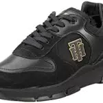 Tommy Hilfiger Scarpe Donna TH Warmlined Runner Sneaker Foderate in Pelle Scamosciata