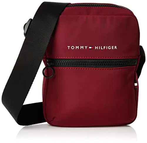 Tommy Hilfiger TH Horizon Mini Reporter, Uomo, Rouge