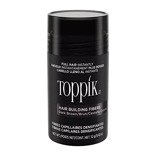 Toppik Fibre di cheratina per la costruzione dei capelli, Castano Scuro