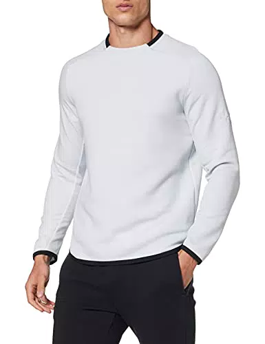 Under Armour Move Light Crew Felpa, Uomo, Grigio, MD