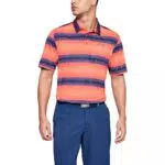 Under Armour Playoff 2.0 Polo, Uomo, arancione/viola, S