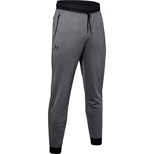 Under Armour Sportstyle Tricot Jogger Pantaloni da Uomo, grigio/nero, M