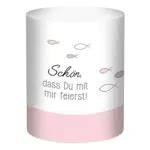 Ursus - Mini portacandele da Tavolo Schön, 5 Pezzi, Colore Rosa