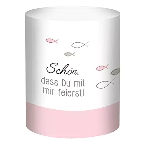 Ursus - Mini portacandele da Tavolo Schön, 5 Pezzi, Colore Rosa