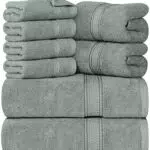 Utopia Towels-Set Di 8 Pezzi, 2 Asciugamani, 2 Asciugamani e 4 Strofinacci