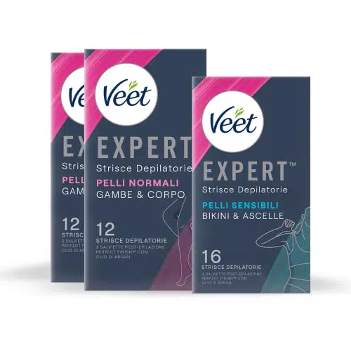 Veet Expert Strisce Mix Corpo e Gambe Pelli Normali