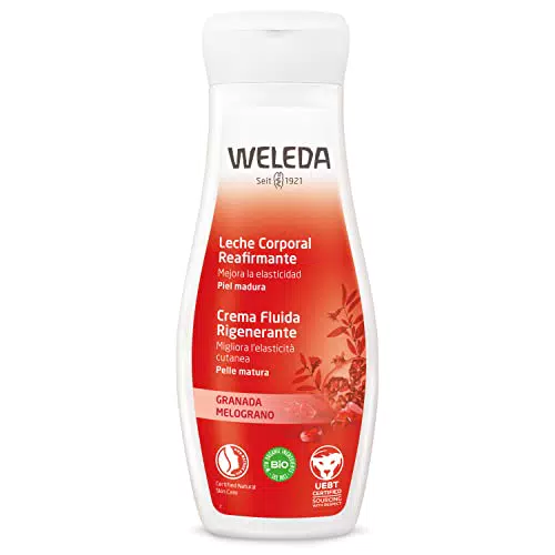 Weleda Crema Fluida Rigenerante Melograno, Cremosa emulsione altamente nutriente