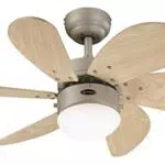 Westinghouse Lighting 78158 Ventilatore A Soffitto Per Interni A Sei Pale, Beige