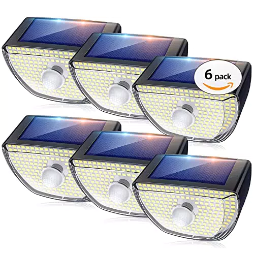 Whousewe Luce Solare LED Esterno con sensore di movimento
