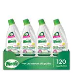 Winni's - Detersivo Gel Lavastoviglie Ipoallergenico, 750 ml x 4 Confezioni