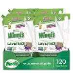 Winni's - Detersivo Lavatrice Ipoallergenico in Ecoformato, 120 Lavaggi